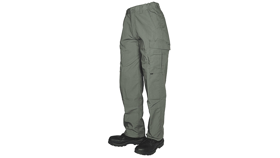 Tru-Spec Mens TRU Simply Tactical Pants, Polyester/Cotton Rip-Stop w/ Cargo Pockets, Olive Drab, 52, 1421094