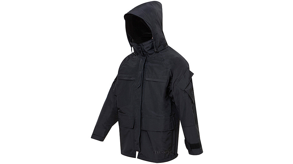 Tru-Spec Parka, Black H2O Proof LE, Large Regular 2037005