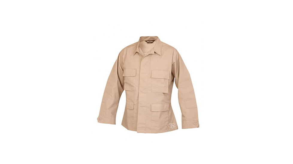 Tru-Spec Polyester-Cotton BDU Jacket - Men's, Khaki, 2XL, Long Length 1310027