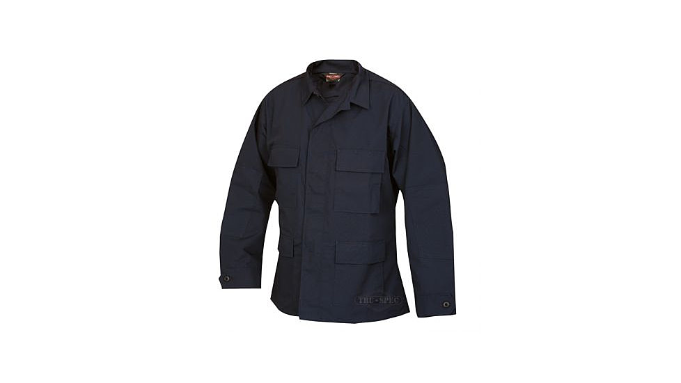 Tru-Spec Polyester-Cotton Ripstop BDU Jacket - Men's, Navy, Extra Small, Regular Length 1331002