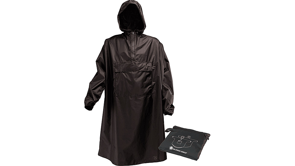 TRU-SPEC Sentinel Poncho - Womens, Black, 3177000