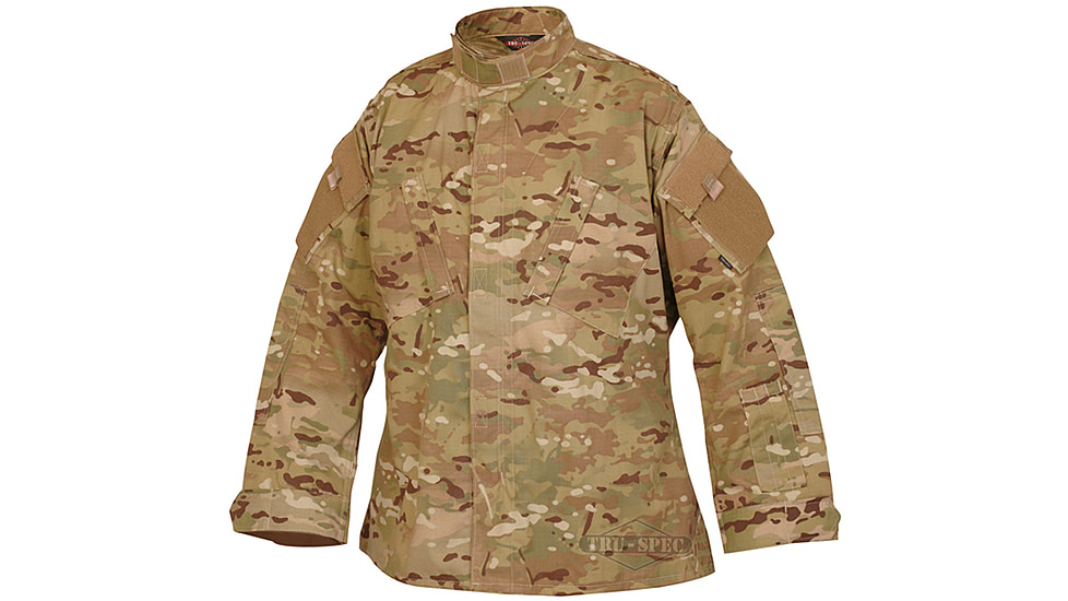 Tru-Spec Tactical Response Shirt Multi Camo NYCO R/S,Medium Reg. 1265004