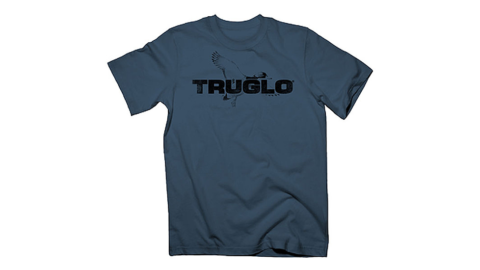 TruGlo Shirt Duck Ss Indigo Large - TG999T1L