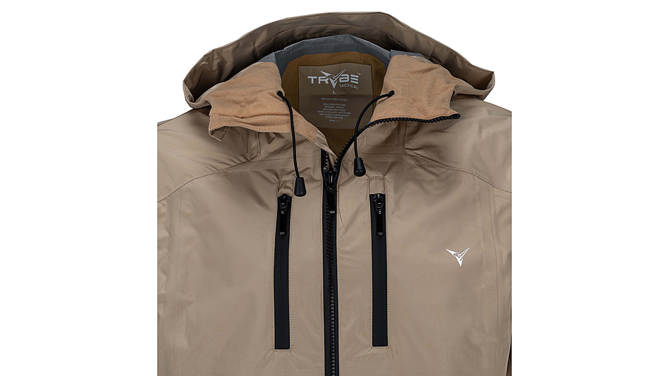 TRYBE Tactical Packable Rain Jacket - Mens