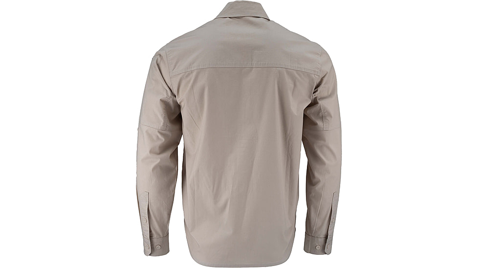 TRYBE Tactical Ultra Utility Long Sleeve Tactical Shirt - Mens, Desert Tan, M, UULSTSDT-M