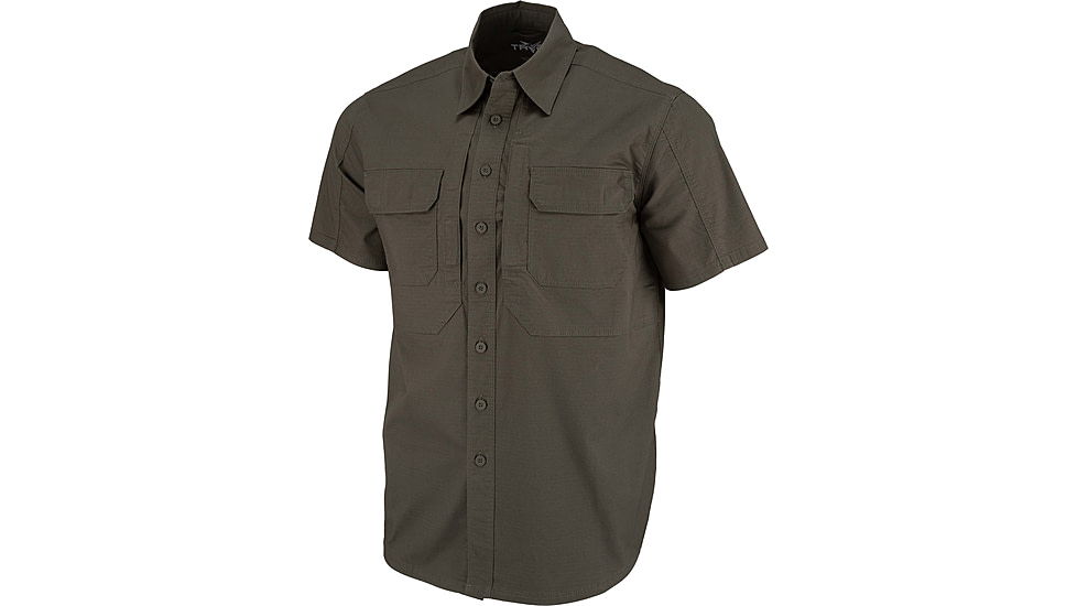 TRYBE Tactical Ultra Utility Short Sleeve Tactical Shirt - Mens, Olive Drab Green, S, UUSSTSODG-S