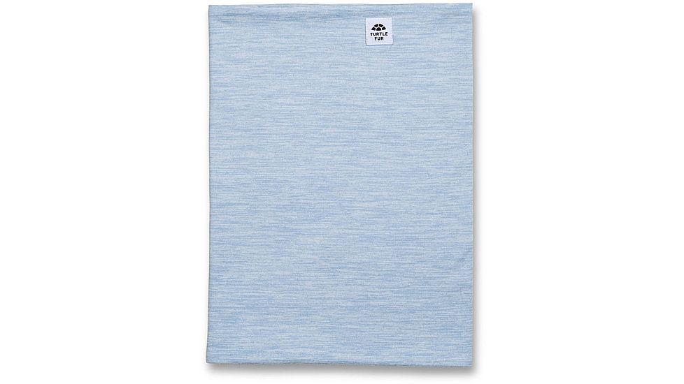 Turtle Fur Comfort Stria Pipe Dream Lined Neck Warmer w/Micro Fleece, Sky, One Size, 499527-327-REG-ADUOS
