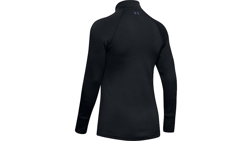 Under Armour ColdGear 4.0 1/2 Zip Active Top - Womens, Black, Large, 1343319001LG