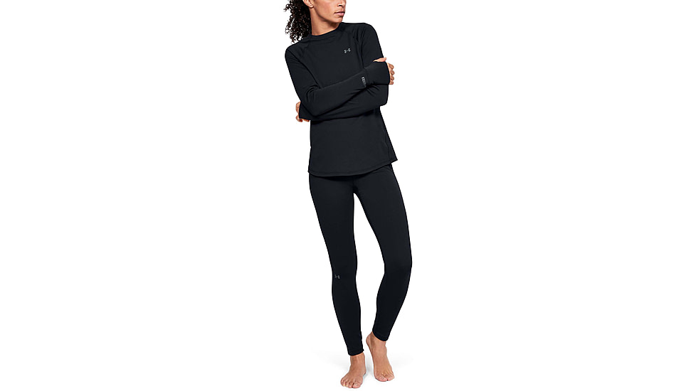 Under Armour ColdGear Base 2.0 Legging - Women's, Large, Black, 1343325001LG