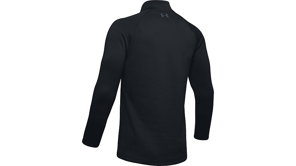 Under Armour ColdGear Base 4.0 1/4 Zip Long Sleeve Top - Mens, Black, 2X-Large, 13432420012X