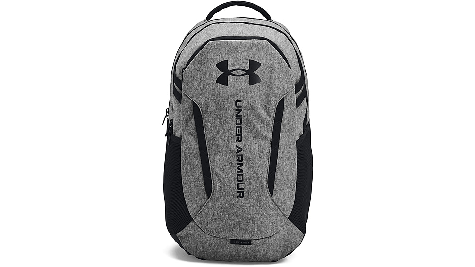 Under Armour Hustle 6.0 Storm Backpack, Castlerock Full Heather/black/black - 1384672026OSFM