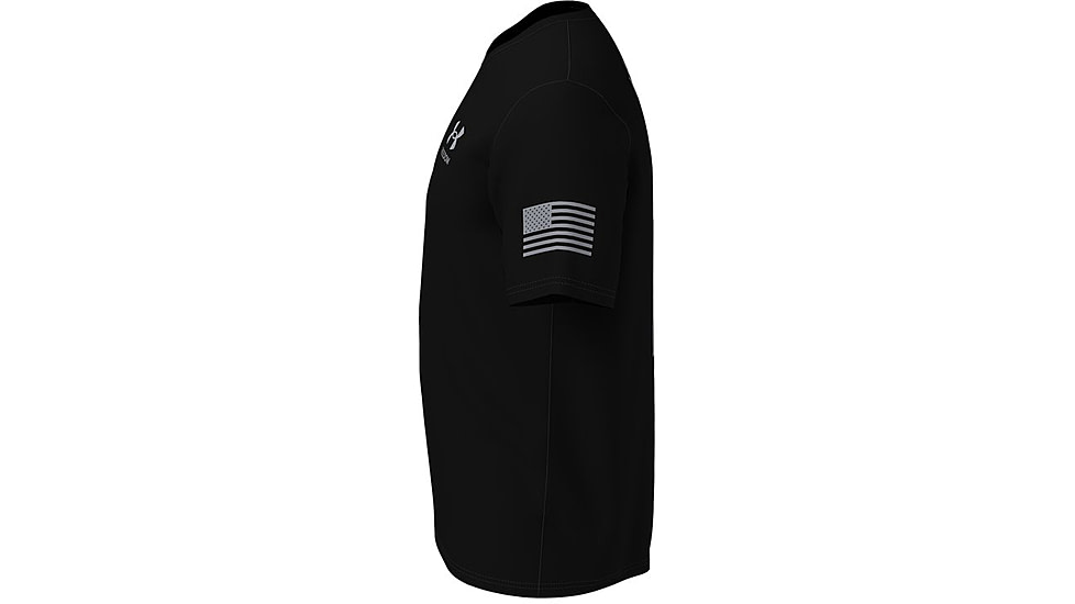 Under Armour New Freedom Flag T-Shirt - Mens, Black / Steel, 2XL, 13708100022X