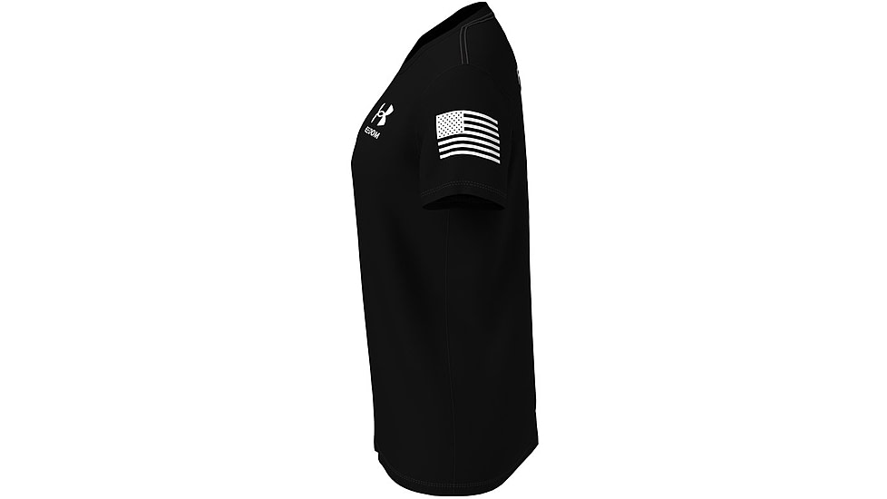 Under Armour New Freedom Flag T-Shirt - Womens, Black, Extra Large, 1370814001XL