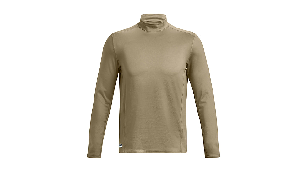 Under Armour Tactical ColdGear Infrared Base Mock - Mens, Federal Tan, Extra Large, 1365388499XL