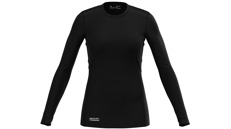 Under Armour Tactical Crew CGI Base - Womens, Black, Large, 1365394001LG
