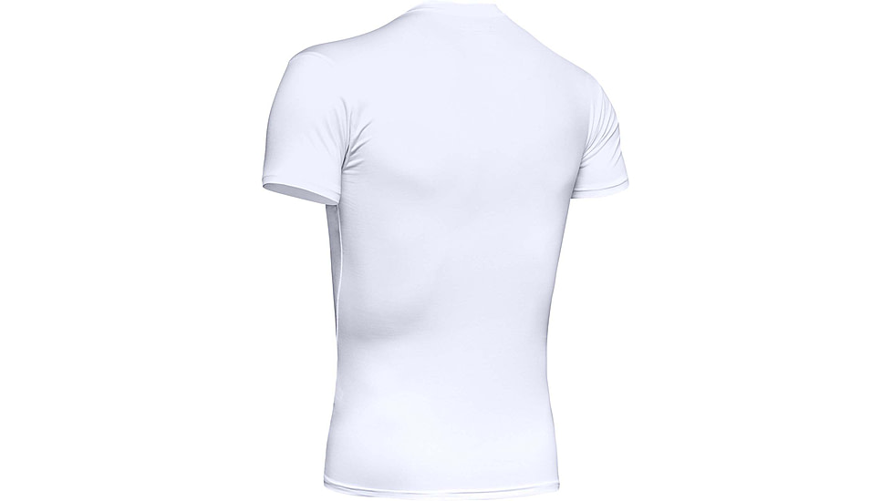Under Armour Tactical HeatGear Compression V-Neck T-Shirt - Mens, White, 3X-Large, 12160101003X