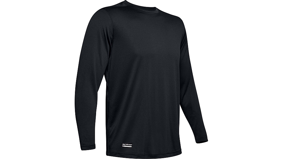 Under Armour Tactical UA Tech Long Sleeve T-Shirt - Mens, Black, 3X-Large, 12481960013X