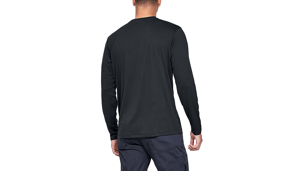 Under Armour Tactical UA Tech Long Sleeve T-Shirt - Mens, Dark Navy, 3X-Large, 12481964653X