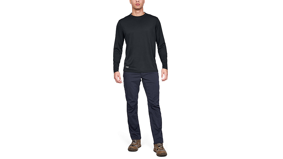 Under Armour Tactical UA Tech Long Sleeve T-Shirt - Mens, Dark Navy, 3X-Large, 12481964653X