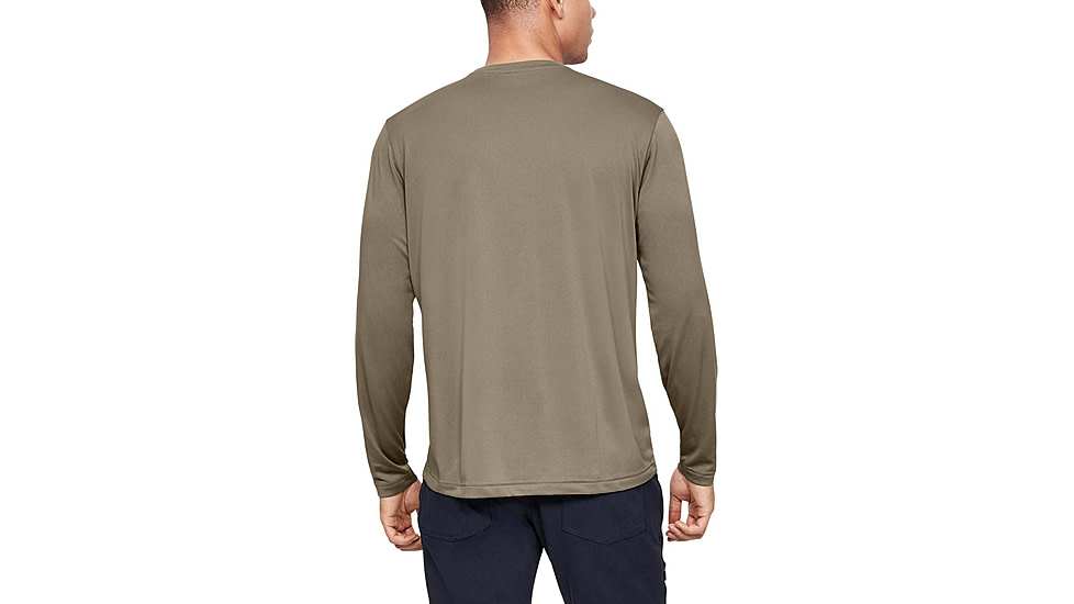 Under Armour Tactical UA Tech Long Sleeve T-Shirt - Mens, Federal Tan, X-Large, 1248196499XL