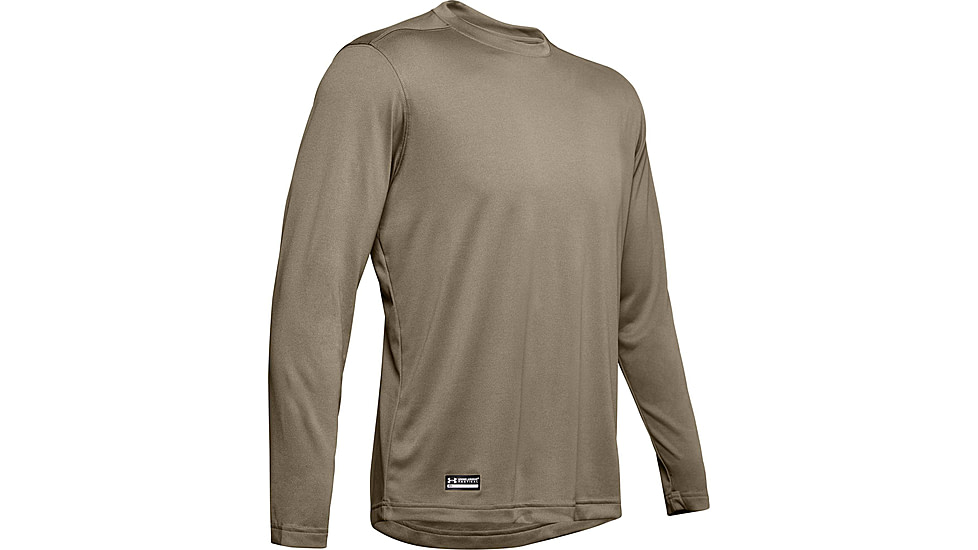 Under Armour Tactical UA Tech Long Sleeve T-Shirt - Mens, Federal Tan, X-Large, 1248196499XL
