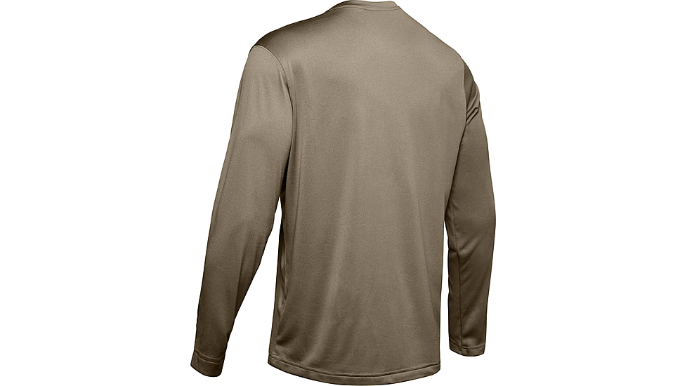 Under Armour Tactical UA Tech Long Sleeve T-Shirt - Mens, Federal Tan, X-Large, 1248196499XL