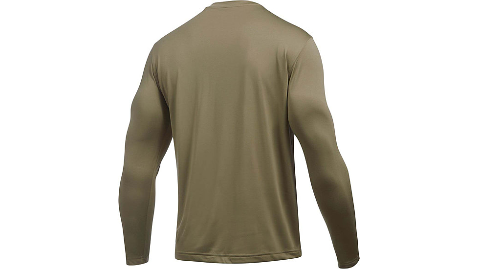 Under Armour Tactical UA Tech Long Sleeve T-Shirt - Mens, Federal Tan, X-Large, 1248196499XL
