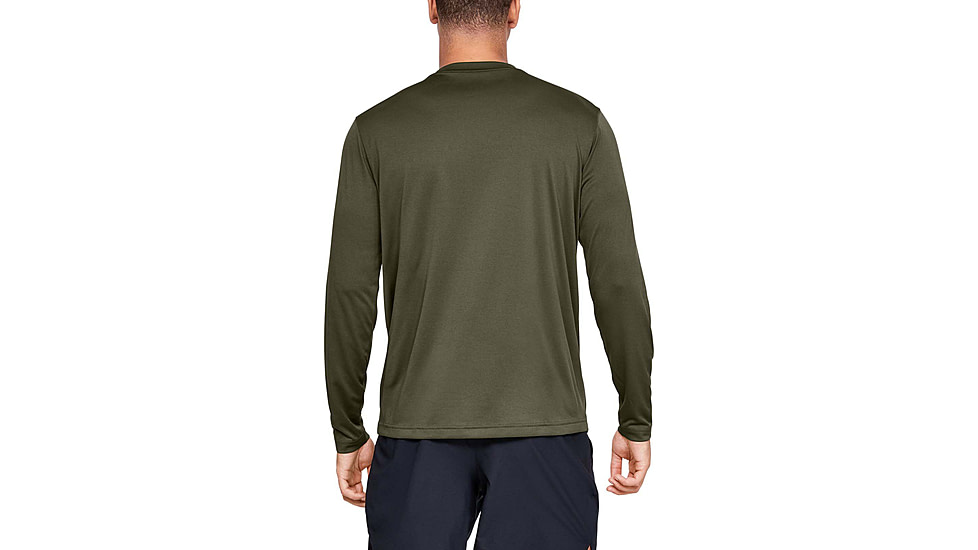 Under Armour Tactical UA Tech Long Sleeve T-Shirt - Mens, Marine OD Green, Large, 1248196390LG
