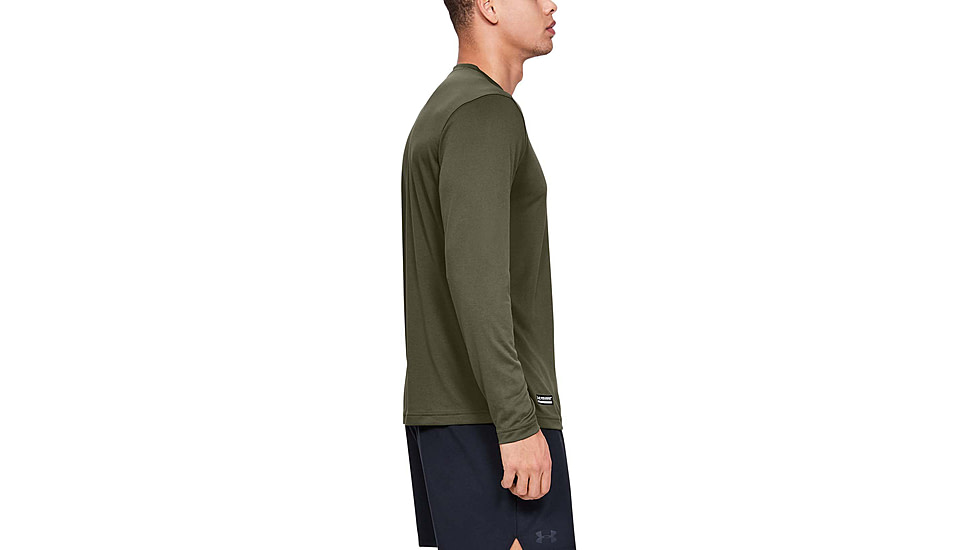 Under Armour Tactical UA Tech Long Sleeve T-Shirt - Mens, Marine OD Green, Large, 1248196390LG