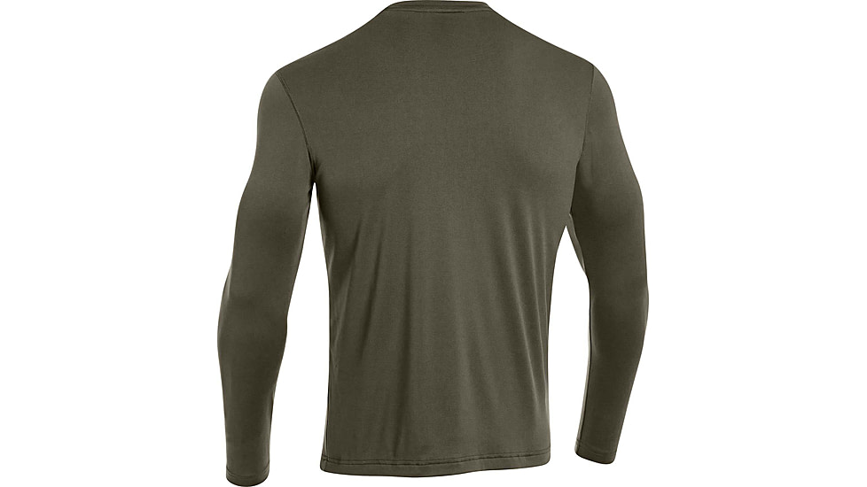 Under Armour Tactical UA Tech Long Sleeve T-Shirt - Mens, Marine OD Green, Large, 1248196390LG