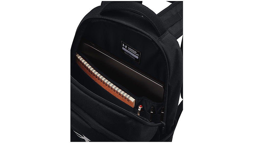 Under Armour Ua Hustle 6.0 Backpack, Black/black/white - 1384672002OSFM