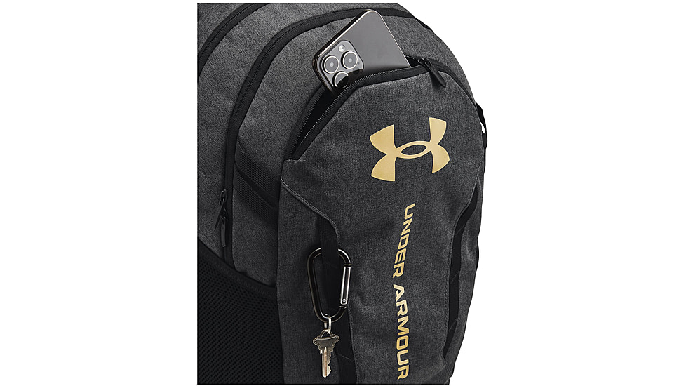 Under Armour Ua Hustle 6.0 Backpack, Black Full Heather/black - 1384672005OSFM