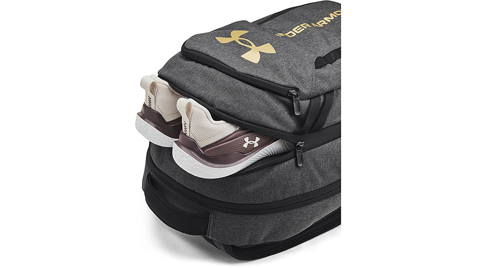 Under Armour Ua Hustle 6.0 Backpack, Black Full Heather/black - 1384672005OSFM