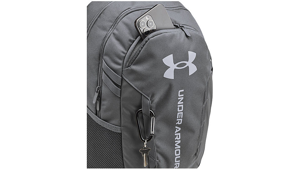 Under Armour Ua Hustle 6.0 Backpack, Castlerock/steel - 1384672025OSFM