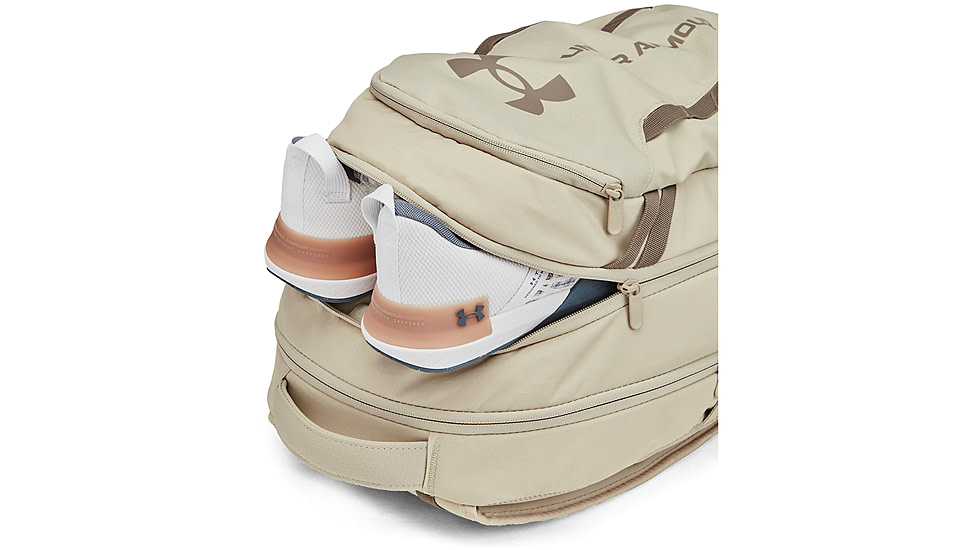 Under Armour Ua Hustle 6.0 Backpack, Khaki Base/khaki Base/taupe Dusk - 1384672289OSFM