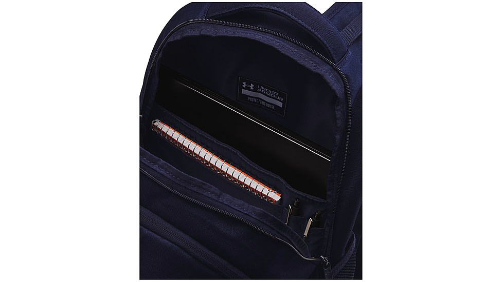 Under Armour Ua Hustle 6.0 Backpack, Midnight Navy/midnight Navy/white - 1384672412OSFM
