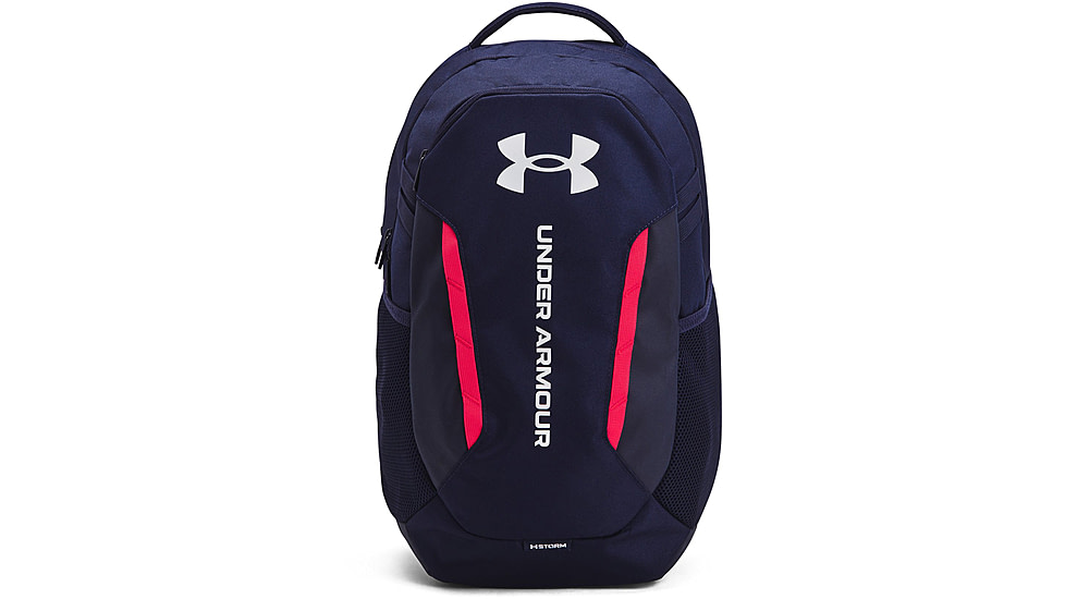 Under Armour Ua Hustle 6.0 Backpack, Midnight Navy/midnight Navy/white - 1384672412OSFM