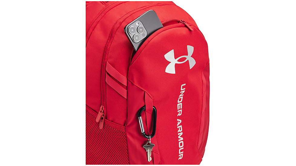 Under Armour Ua Hustle 6.0 Backpack, Red/red - 1384672600OSFM