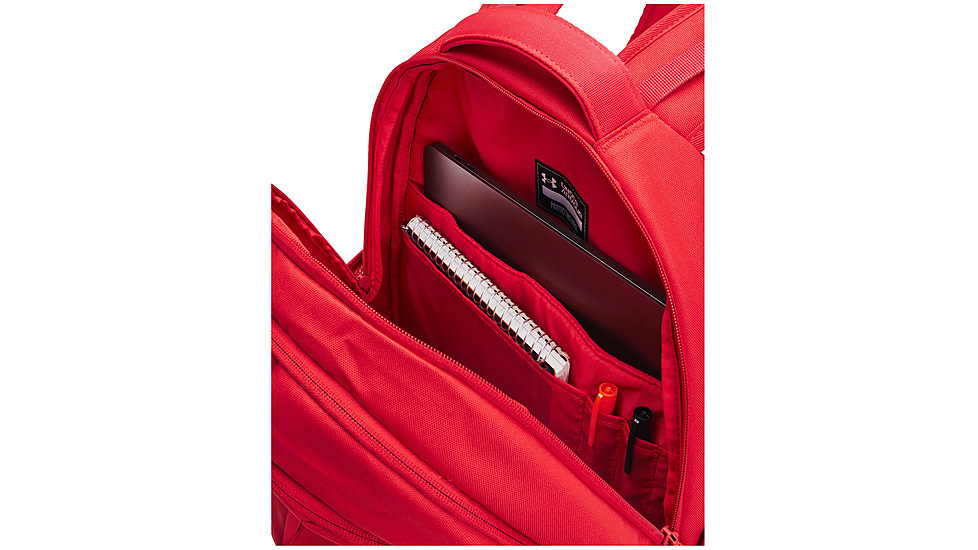 Under Armour Ua Hustle 6.0 Backpack, Red/red - 1384672600OSFM