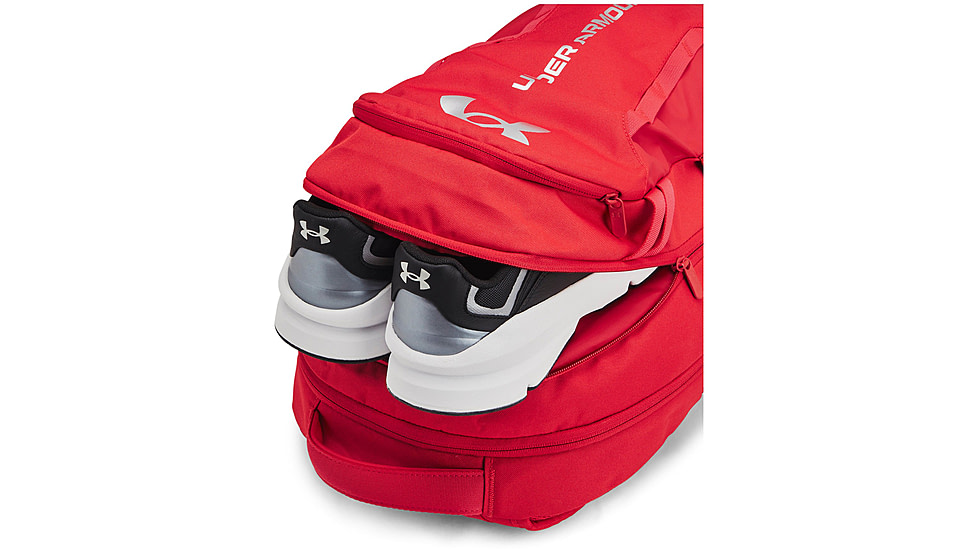 Under Armour Ua Hustle 6.0 Backpack, Red/red - 1384672600OSFM