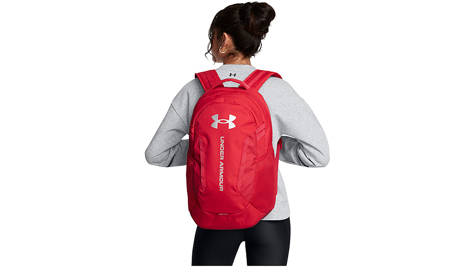 Under Armour Ua Hustle 6.0 Backpack, Red/red - 1384672600OSFM