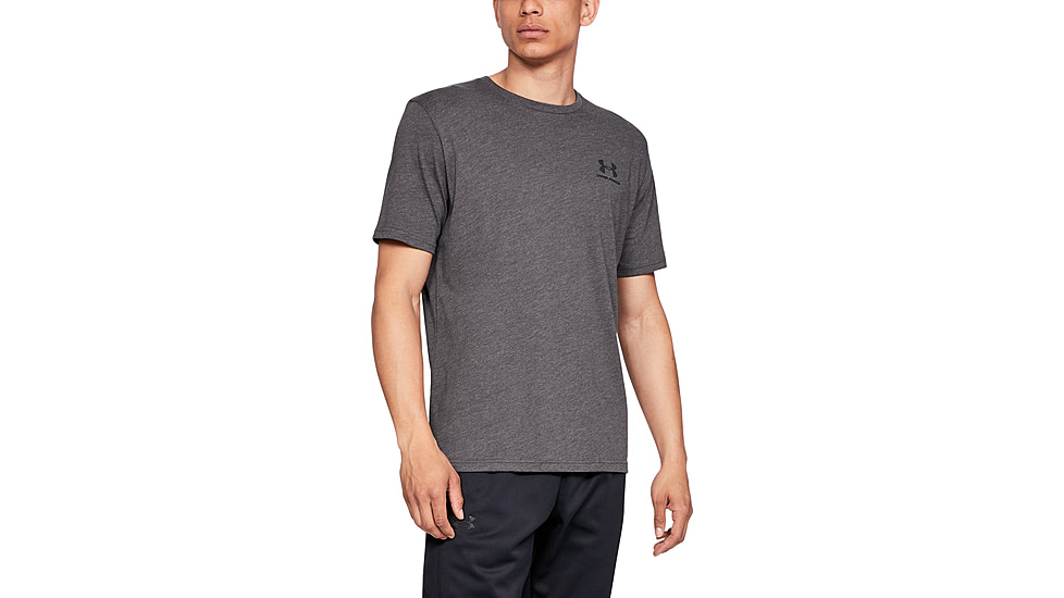 Under Armour Ua Sportstyle Left Chest T-shirt, Charcoal Medium Heather - 13267990193X