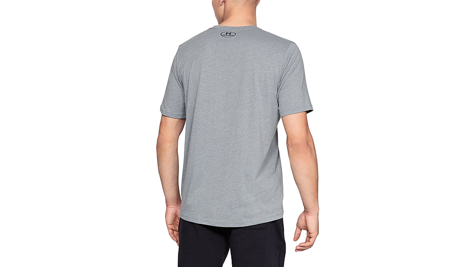 Under Armour UA Sportstyle Left Chest T-Shirt - Mens, Steel Light Heather, 3X-Large, 13267990363XL