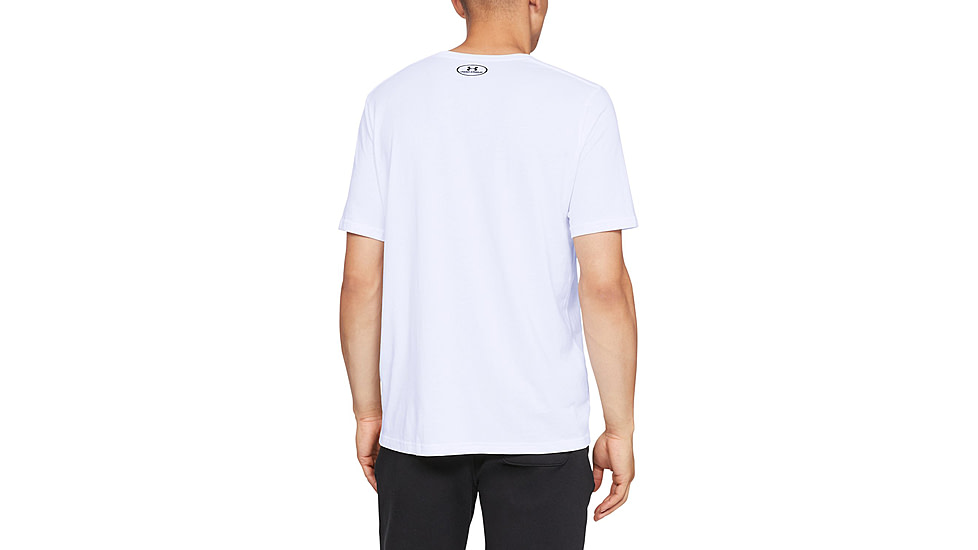 Under Armour UA Sportstyle Left Chest T-Shirt - Mens, White, X-Large, 1326799100XL