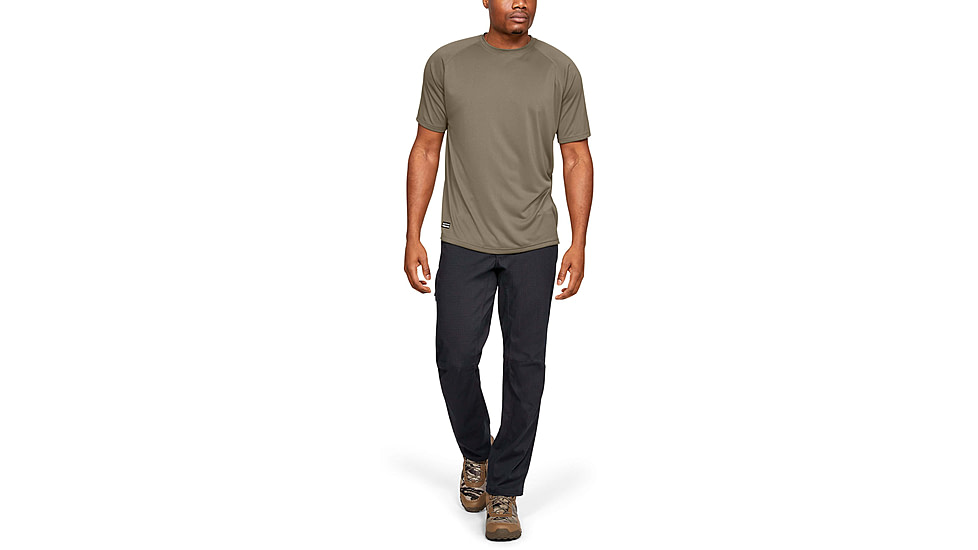 Under Armour UA Tactical Tech Short Sleeve T-Shirt - Mens, Federal Tan, Small, 1005684499SM