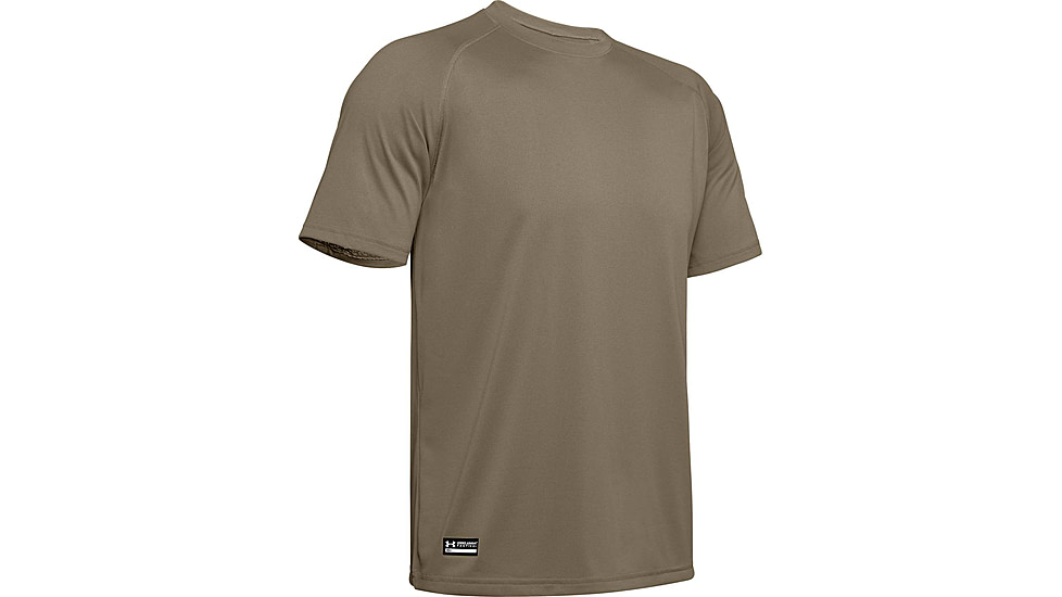 Under Armour UA Tactical Tech Short Sleeve T-Shirt - Mens, Federal Tan, Small, 1005684499SM