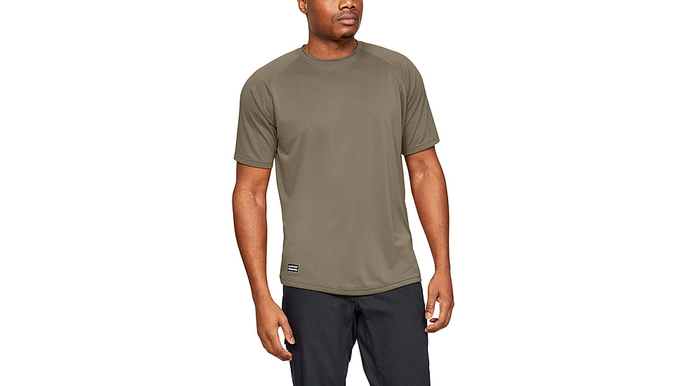 Under Armour UA Tactical Tech Short Sleeve T-Shirt - Mens, Federal Tan, Small, 1005684499SM