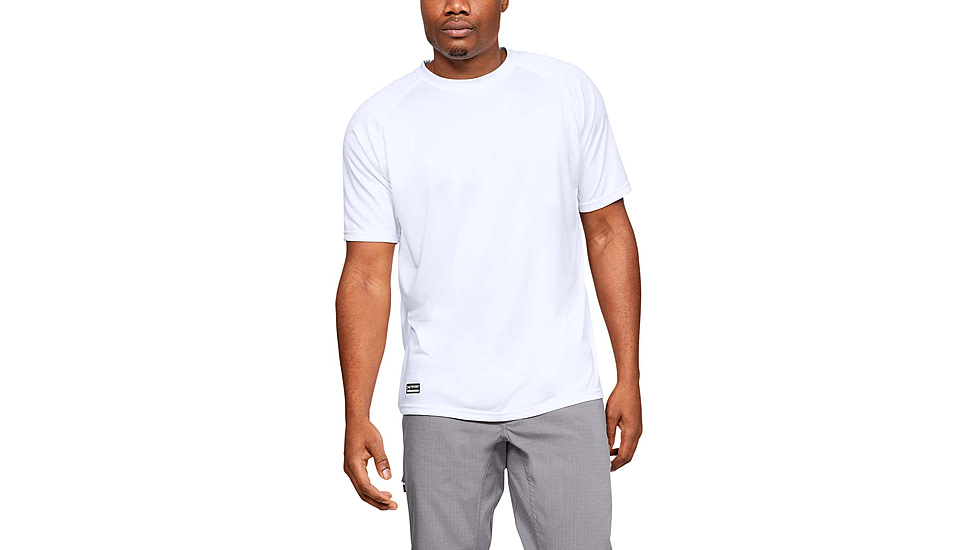 Under Armour UA Tactical Tech Short Sleeve T-Shirt - Mens, White, 2X-Large, 10056841012X