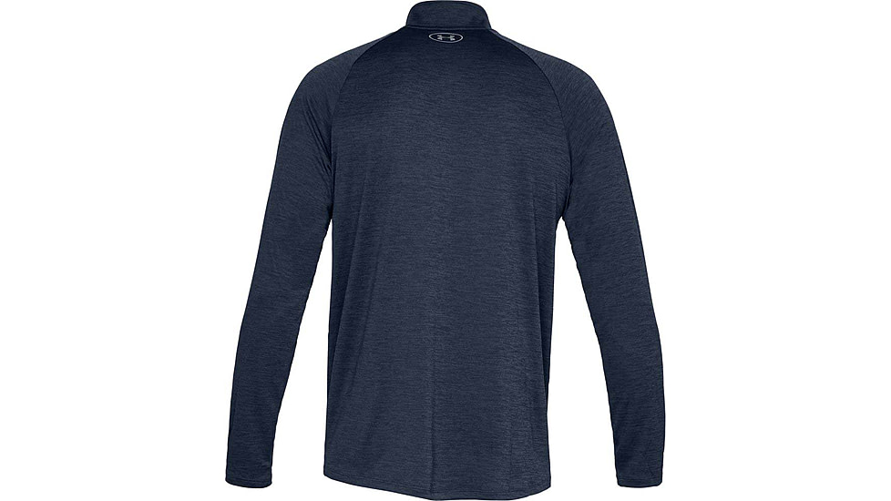 Under Armour UA Tech 1/2 Zip Long Sleeve Shirt - Mens, Academy/Steel, 2X-Large, 13284954092X
