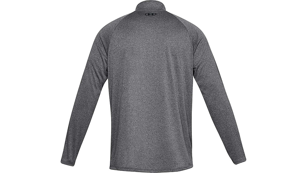Under Armour UA Tech 1/2 Zip Long Sleeve Shirt - Mens, Carbon Heather, 3X-Large, 13284950903X